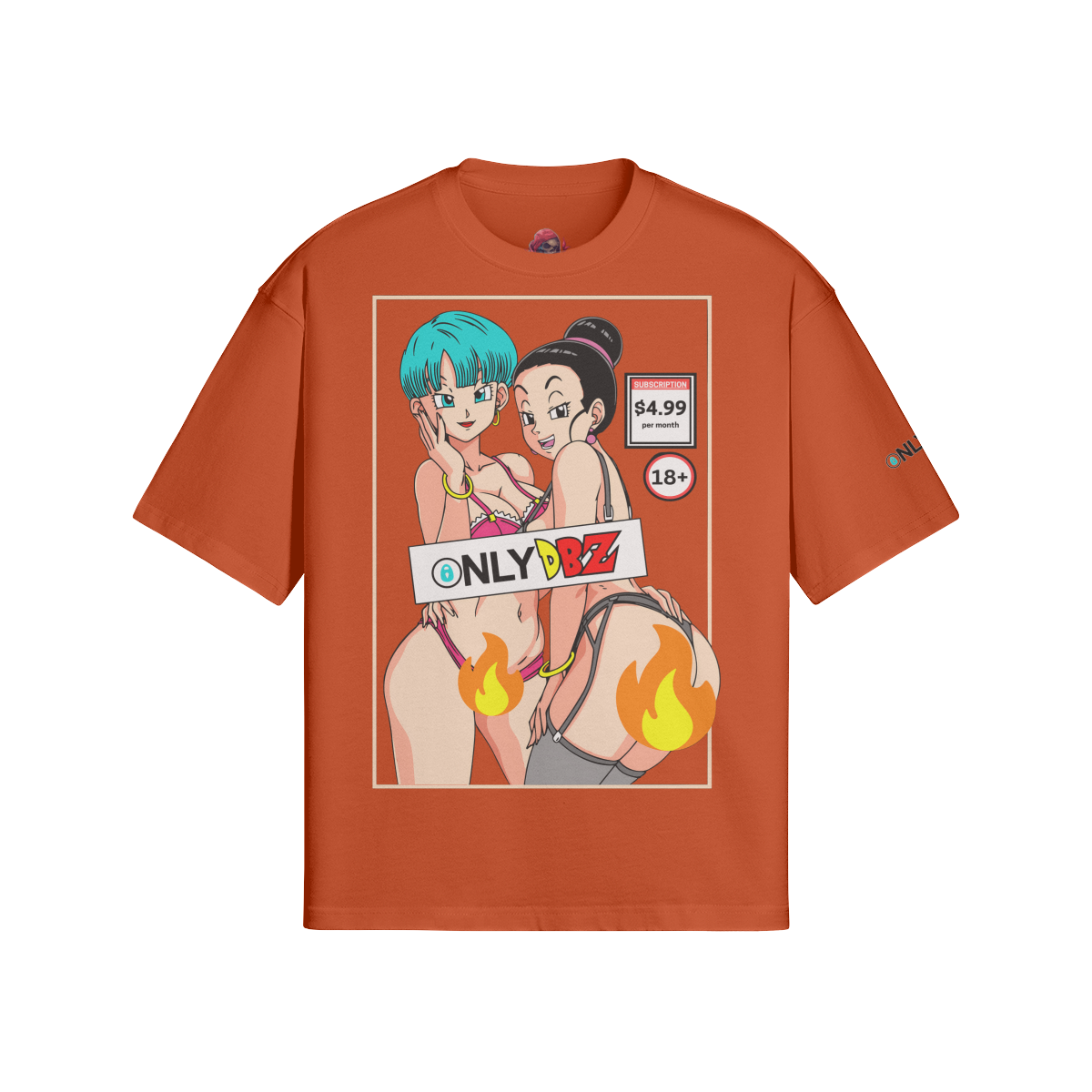 Only DBZ Dragon Ball Z boxy t-shirt with anime graphic, 100% combed cotton, relaxed fit.