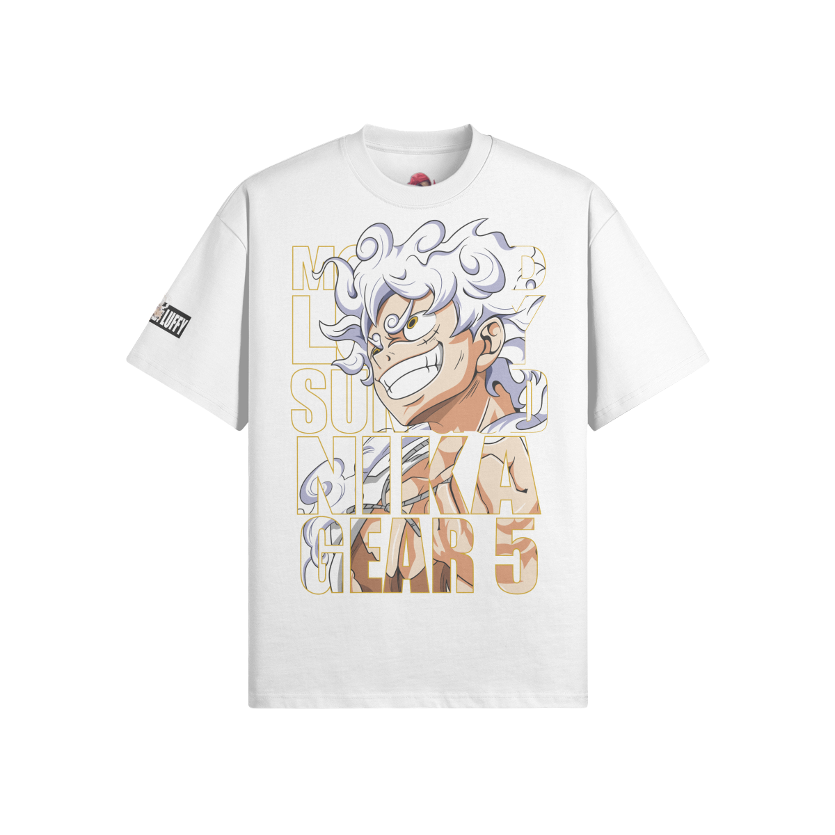 Luffy Nika Gear 5 | Oversized Crew Neck T-Shirt